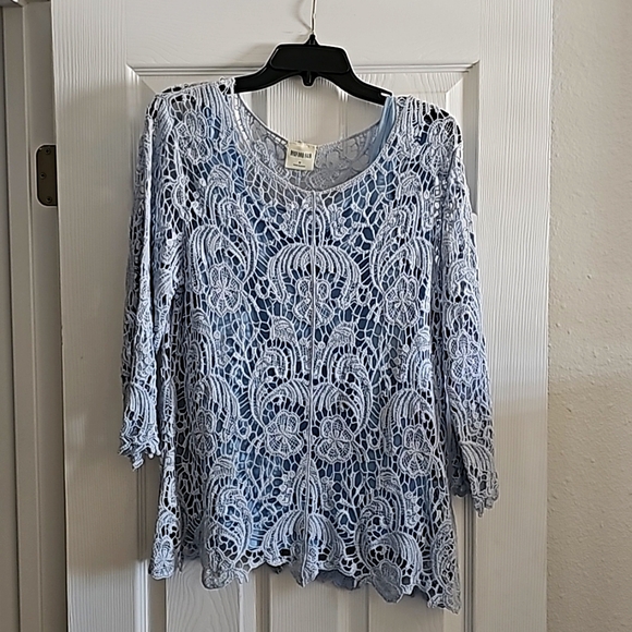 BEDFORD FAIR LACE TOP - Picture 2 of 8